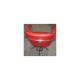 Sedia poltrona parrucchiere professionale mod.Red alzabile salone parrucchiere