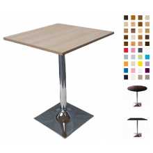 SATURNO Q-Table Bar Restaurant quadratisch / rund verschiedene Farben / Größen