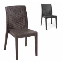 Siena - Stapelbarer Rattan-Stuhl für Außenbereich, Bars, Restaurants, Hotels