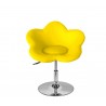 FIORE - Sessel/Hocker  aus Kunstleder mit verchromtem Bein Haus, Büro, Bar, Restaurant, Hotel, Disko, Friseursalon
