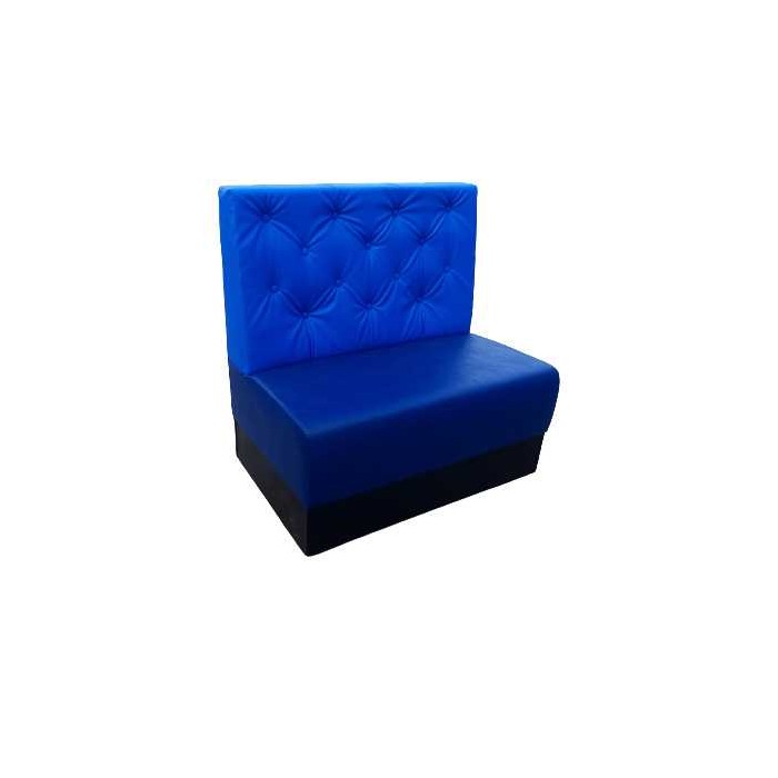 Melinda - Divanetto bar poltroncina Contract personalizzati per locali in ecopelle (pelle ecologica), tessuto