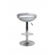 CIAMBELLA - Sgabello bar in ABS gamba cromata per casa, ufficio, bar, ristorante, hotel