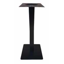 ALFA H108 - modernes schwarzes Metallgestell für runde oder quadratische Tischplatten für Bars, Restaurants, Hotels