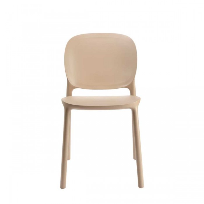 HUG 2380 - ERGONOMISCHER STAPELSTUHL AUS POLYPROPYLEN FÜR DEN AUßENBEREICH PER BAR, RESTAURANT, SCHWIMMBAD, HOTEL SCAB DESIGN