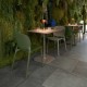 SAI - SEDIA ERGONOMICA IN POLIPROPILENE IMPILABILE DA ESTERNO PER BAR, RISTORANTE, PISCINA, HOTEL SCAB DESIGN
