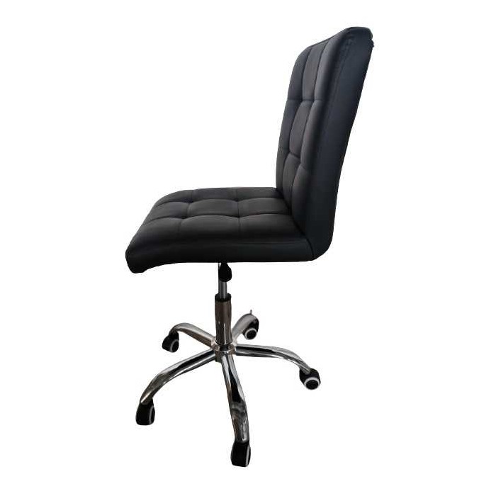 COMFORT - Sgabello bar ecopelle (pelle ecologica) gamba cromata casa,ufficio,bar,negozio,salone parrucchiere,ristorante,hotel