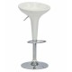 IRIS - Sgabello bar in plastica ABS gamba cromata per casa, ufficio, bar, ristorante, hotel