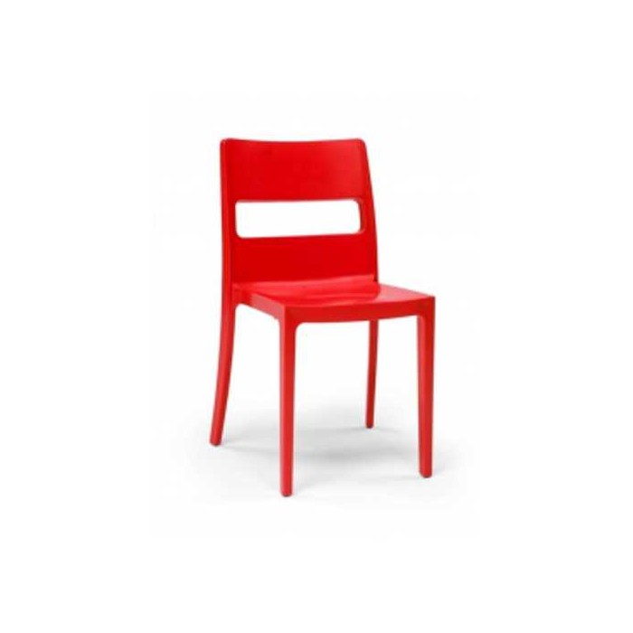 SAI - SEDIA ERGONOMICA IN POLIPROPILENE IMPILABILE DA ESTERNO PER BAR, RISTORANTE, PISCINA, HOTEL SCAB DESIGN