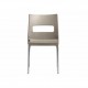 MAXI DIVA - sedia impilabile in tecnopolimero con gambe in alluminio SCAB DESIGN per bar, ristorante, hotel