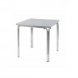 Q70 / 4G - Stapelbarer Aluminiumtisch 70x70 mit 4 Füßen, Hotelbar-Restaurant