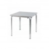 Q70 / 4G - Stapelbarer Aluminiumtisch 70x70 mit 4 Füßen, Hotelbar-Restaurant