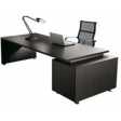 OPERA - Schreibtisch Büro Direktionsschreibtisch aus melaminharzbeschichtetem Holz, Laden, Büro, Hotel, Hotelstudio