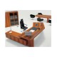 AGENCY - Scrivania contract office direzionale in legno nobilitato melaminico per ufficio, studio, hotel, albergo