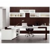 MATRIX - Schreibtisch contract Büro aus verhedeltem Holz für Büro, Studio, Hotel