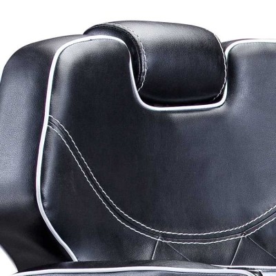 Sedia poltrona parrucchiere barbiere professionale mod.6885 reclinabile, alzabile per salone parrucchiere