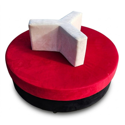 Individuelle Sofa Bar Sessel Contract für Lokalen aus Kunstleder (ökologisches Leder), Stoff